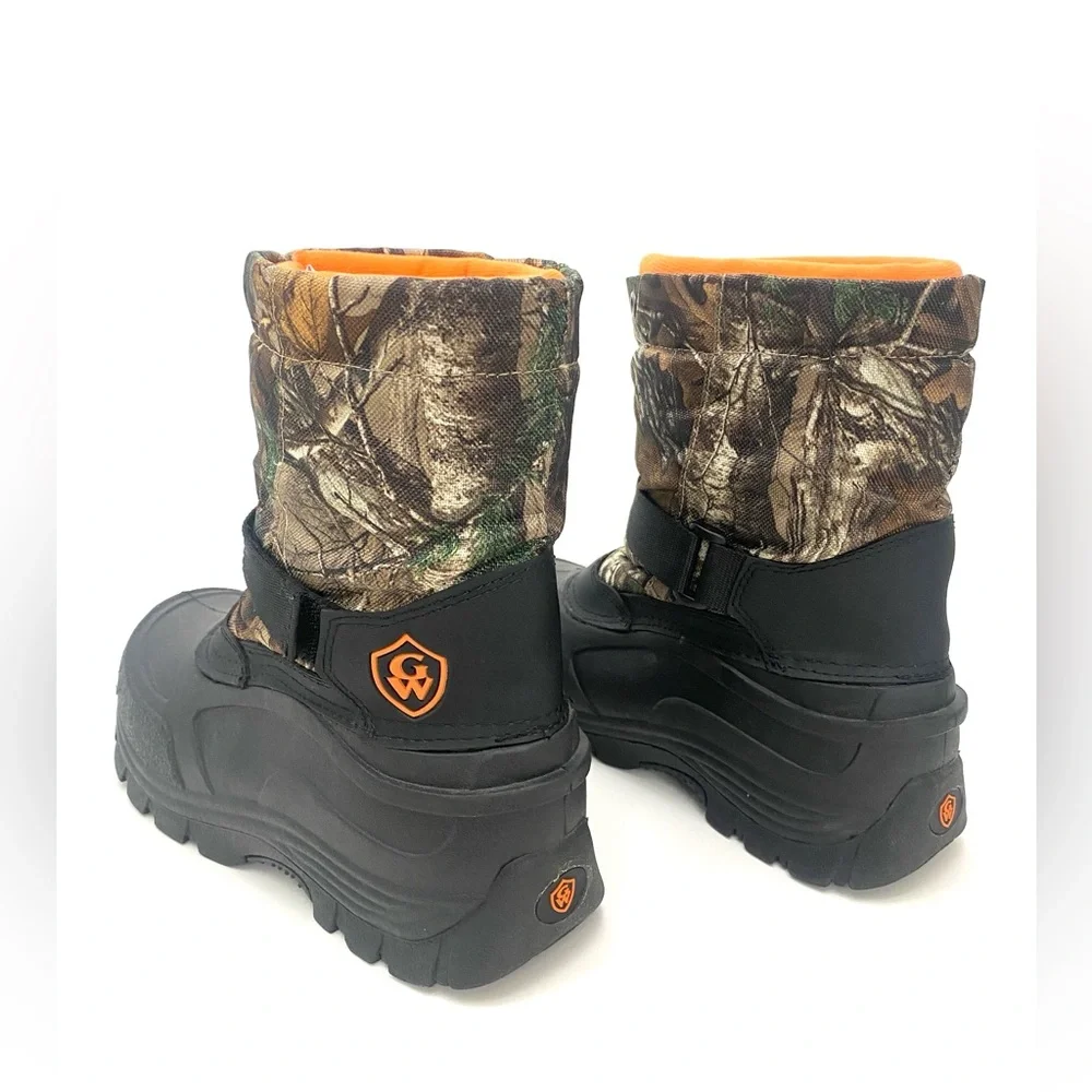 Academy Sports Youth Game Winner Camo Duck Hunting Boots Sz 4